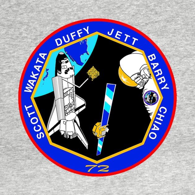 STS-72 Mission Patch by Spacestuffplus